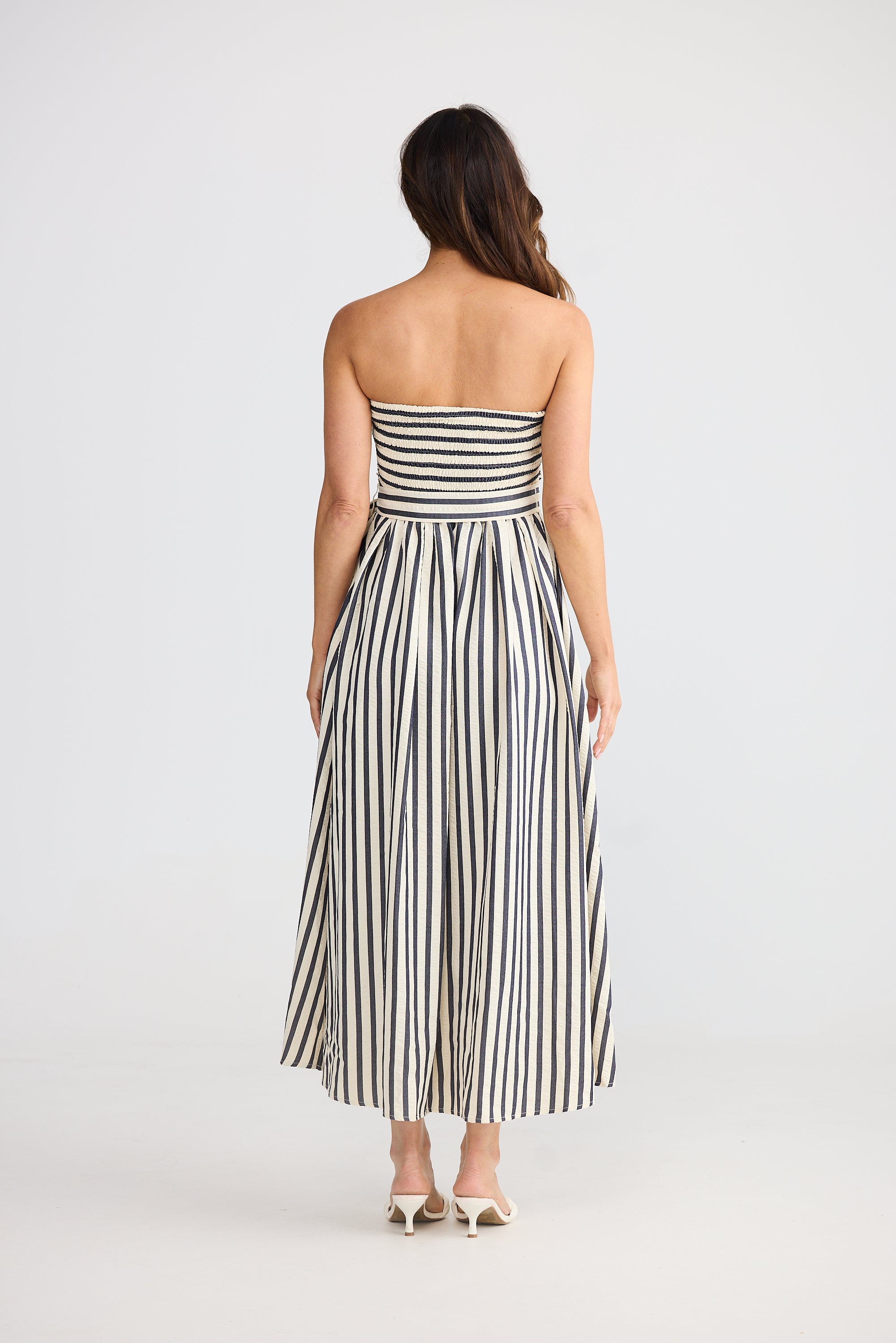 BRAVE & TRUE Avalon Dress NAVY STRIPE