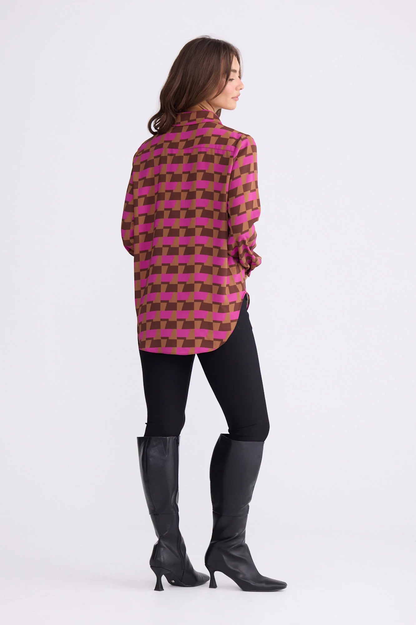 BRAVE & TRUE Astrid Shirt GEO PRISM