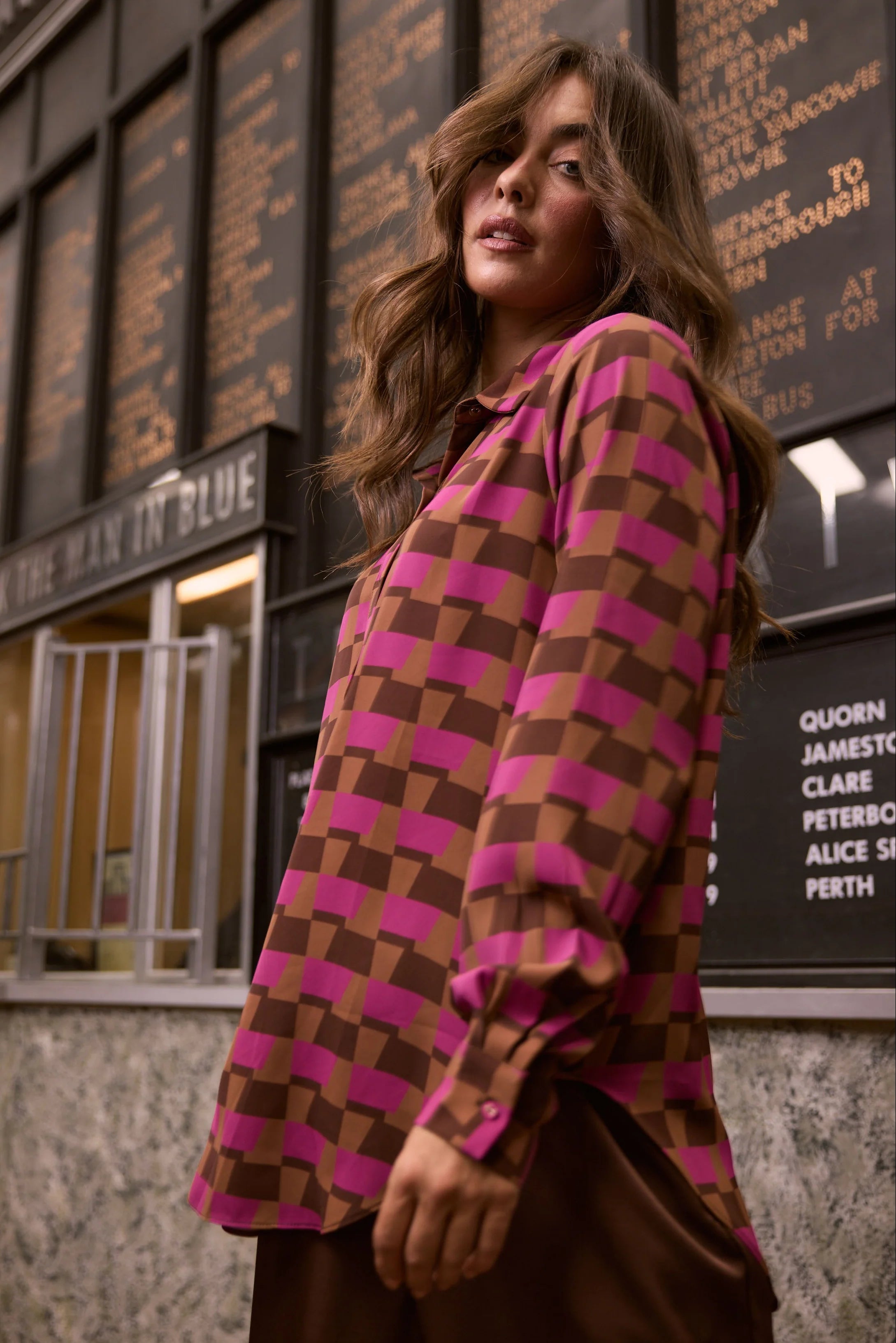 BRAVE & TRUE Astrid Shirt GEO PRISM