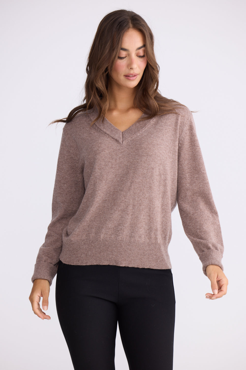 BRAVE & TRUE Gwen Knit OAT MARLE
