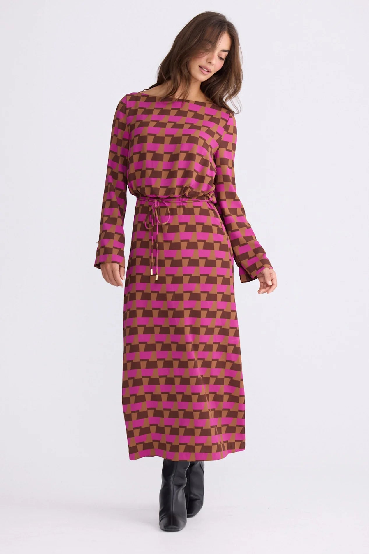 BRAVE & TRUE Kensington Dress GEO PRISM