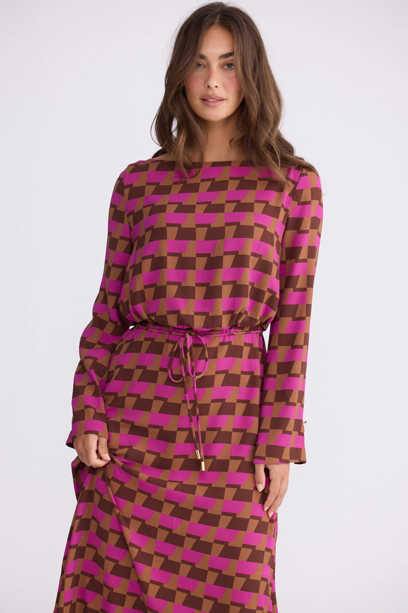 BRAVE & TRUE Kensington Dress GEO PRISM