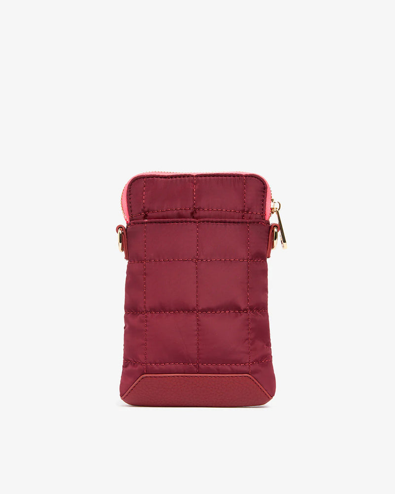 ELMS + KING Baker Phone Bag BURGUNDY