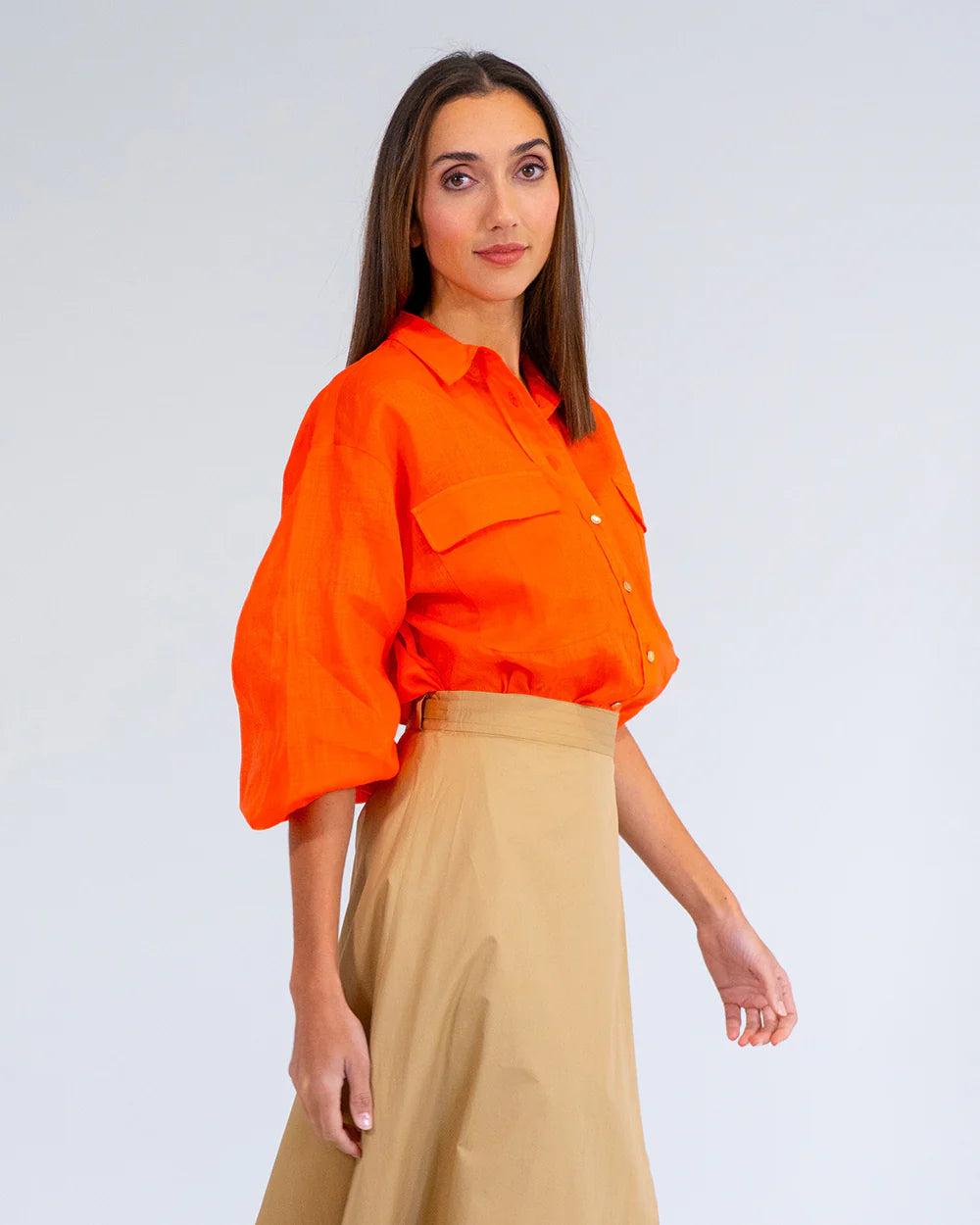 AM Bobbie Shirt TANGERINE