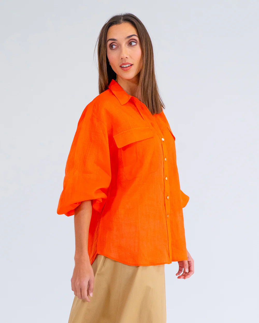AM Bobbie Shirt TANGERINE