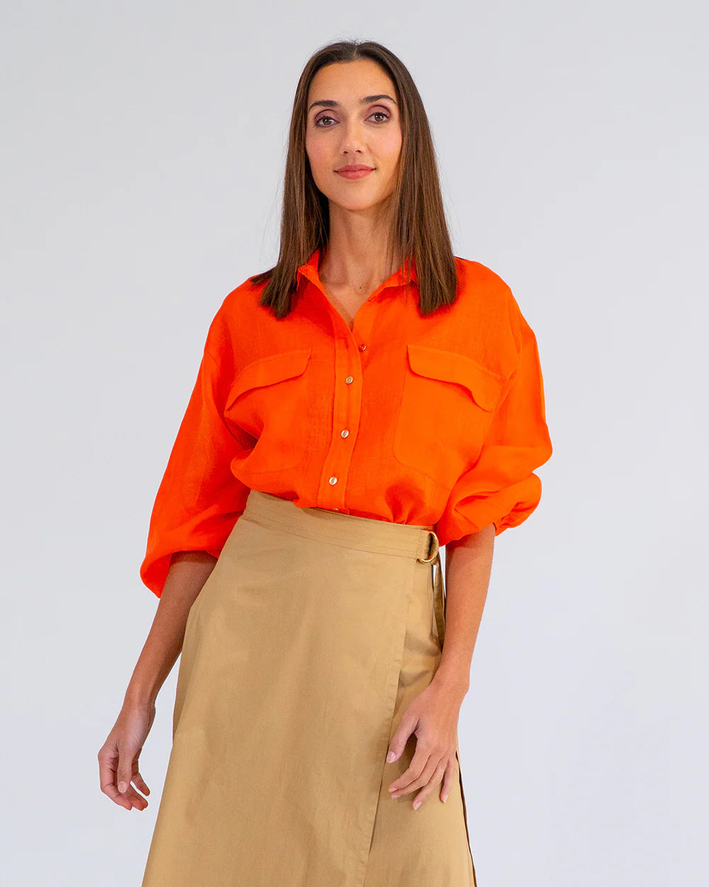 AM Bobbie Shirt TANGERINE