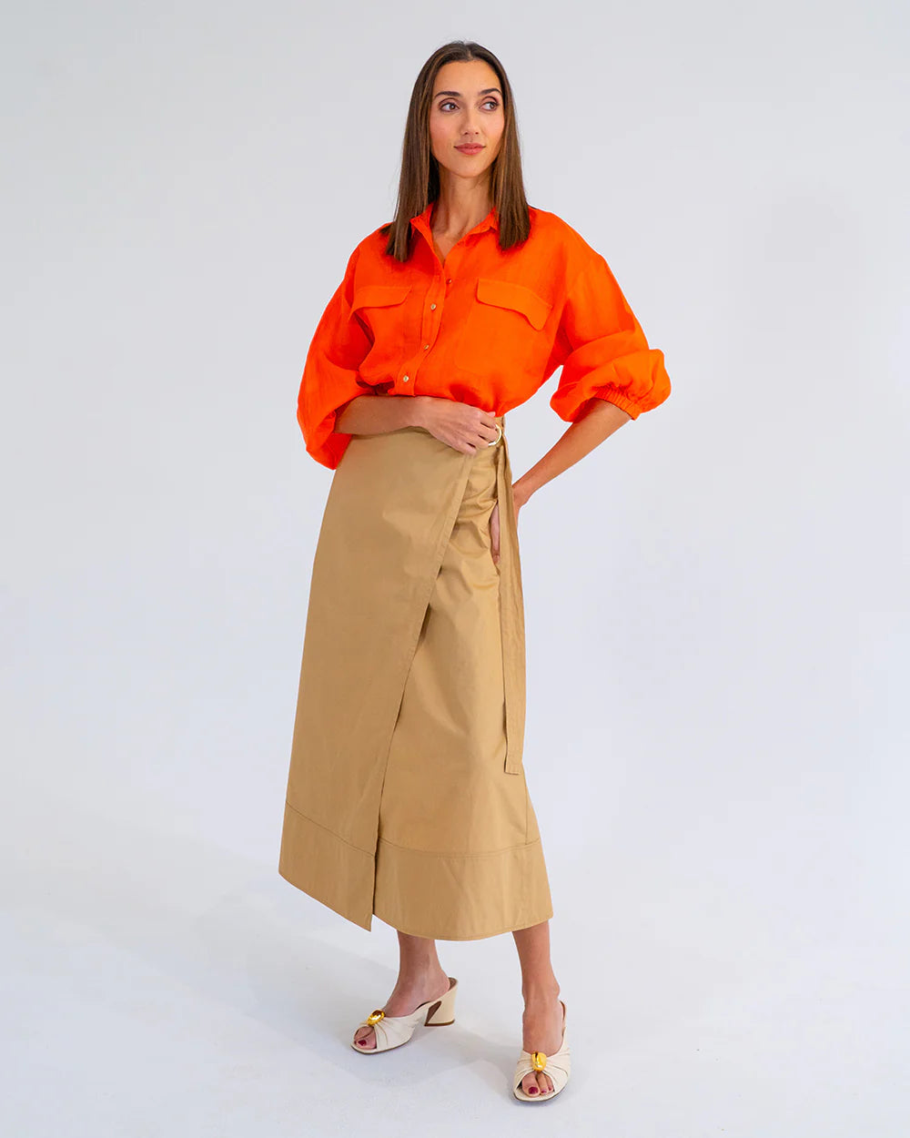 AM Bobbie Shirt TANGERINE