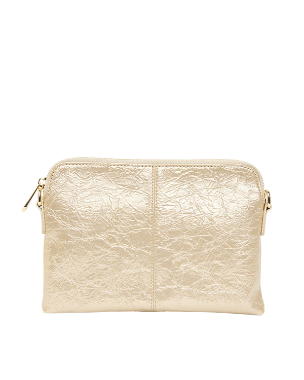 Elms & King Bowery Wallet GOLD CRINKLE