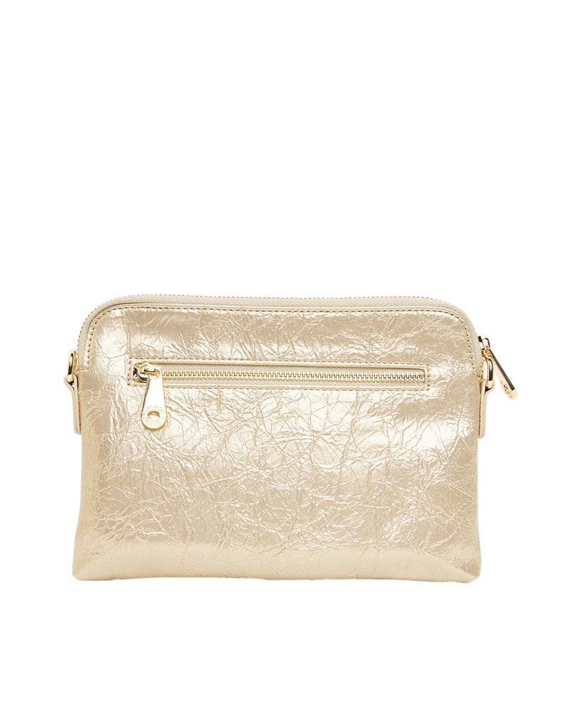 Elms & King Bowery Wallet GOLD CRINKLE