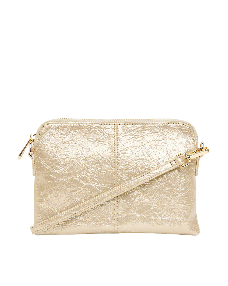 Elms & King Bowery Wallet GOLD CRINKLE