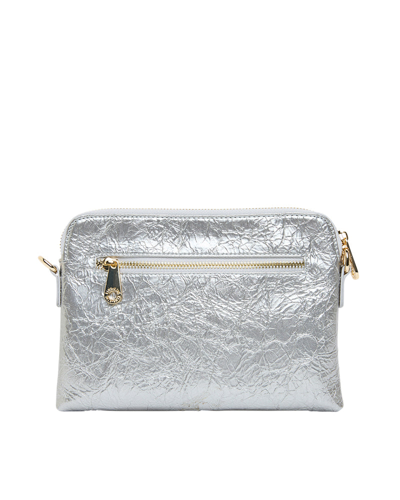 Elms & King Bowery Wallet SILVER CRINKLE