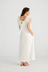 BRAVE & TRUE Matilda Dress WHITE