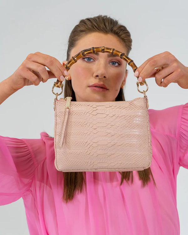 ARLINGTON Bridget Bag BLUSH SNAKE