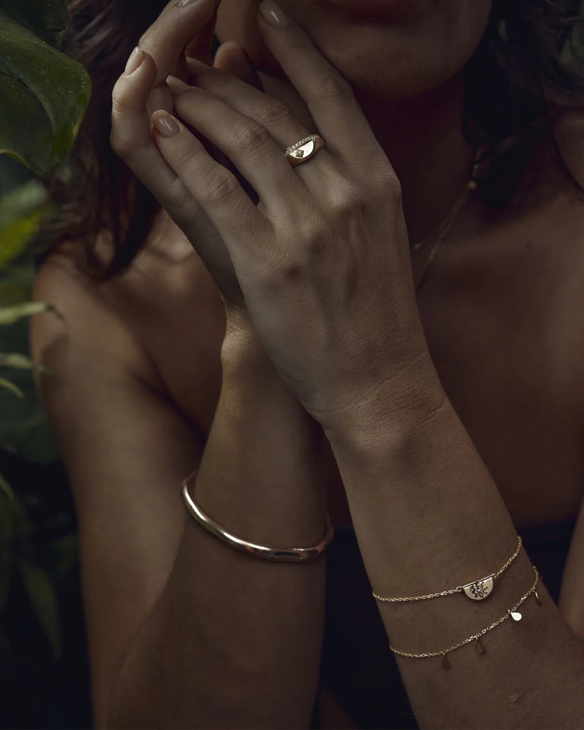 By Charlotte Lotus Bracelet GOLD