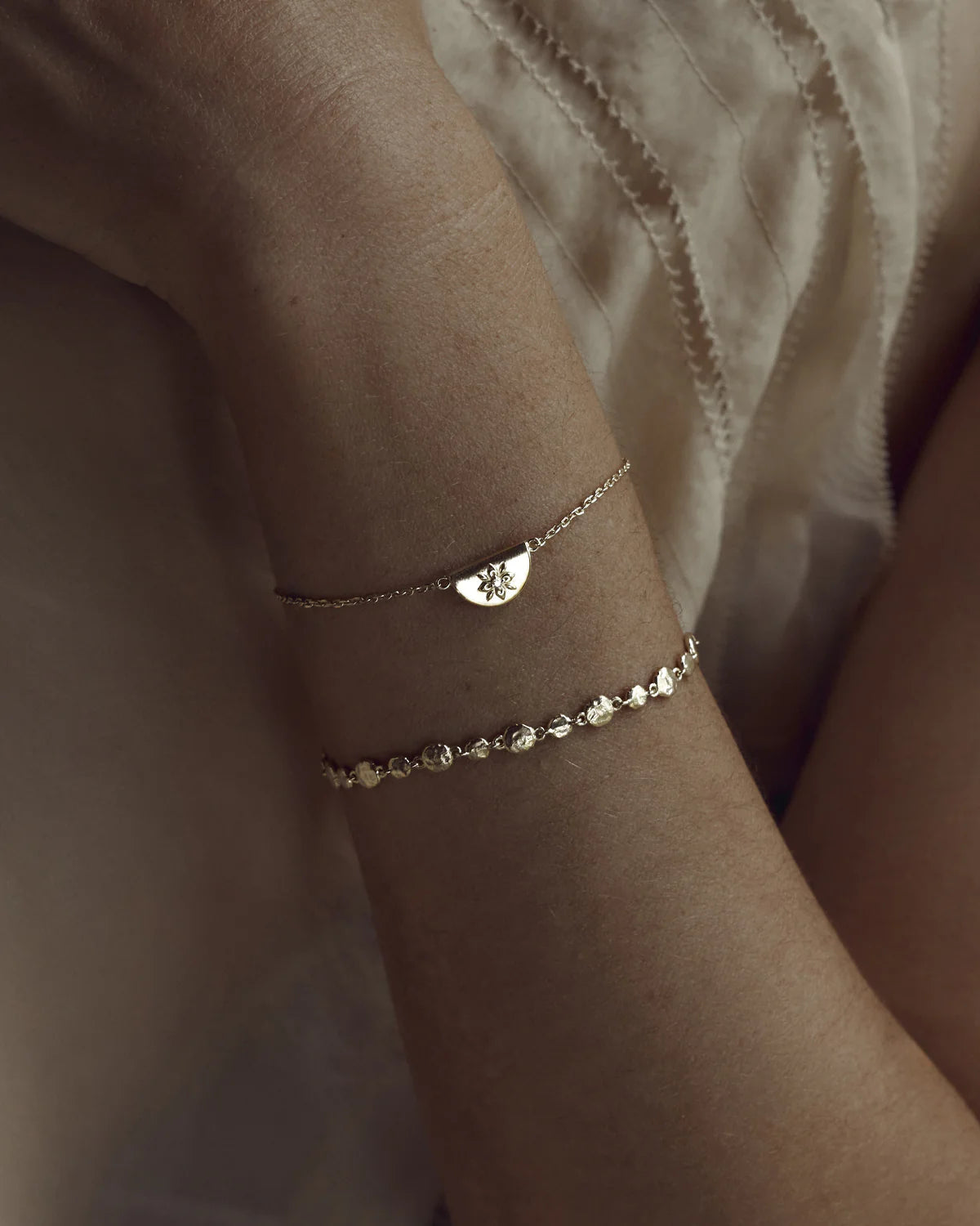 By Charlotte Lotus Bracelet GOLD