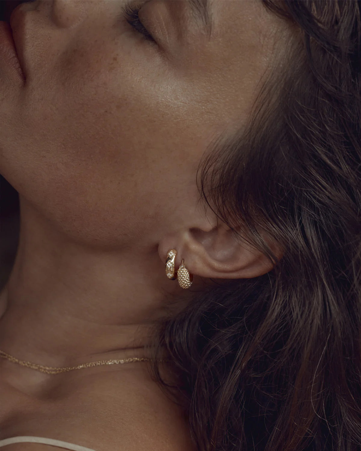 By Charlotte Bloom With You Lotus Hoops GOLD