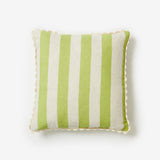 BONNIE & NEIL Bold Stripe Cushion 50cm BLUE LIME