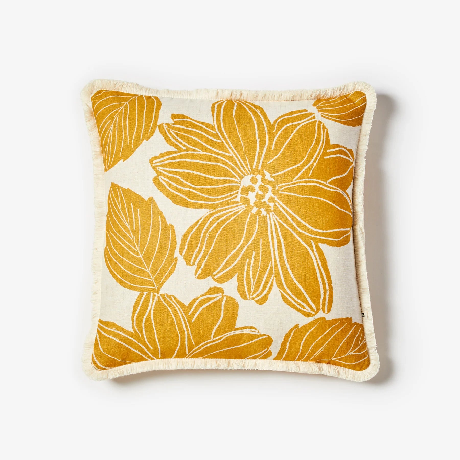 BONNIE & NEIL Margot Cushion 50cm MUSTARD