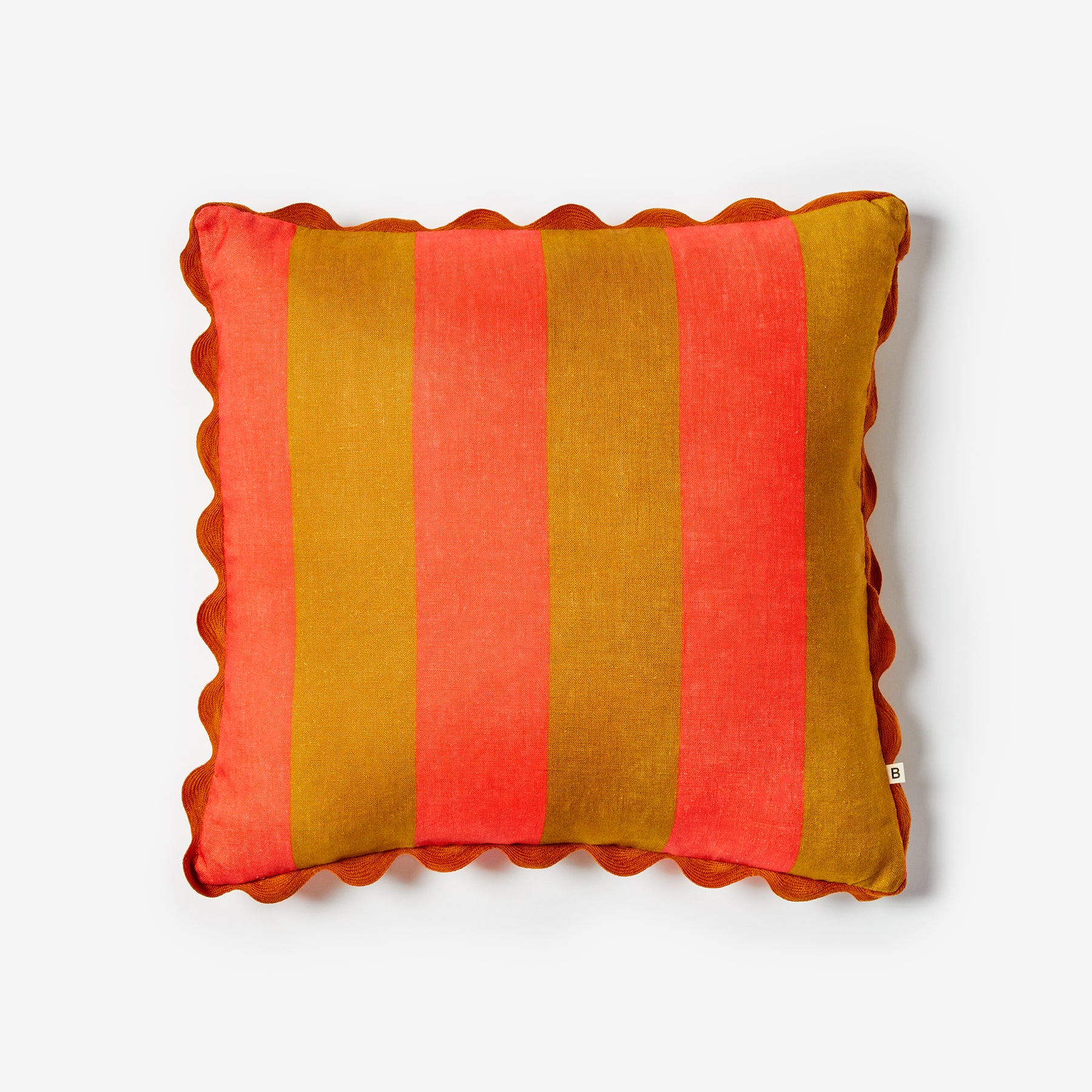 B&N Big Stripe Cushion 50cm ORANGE