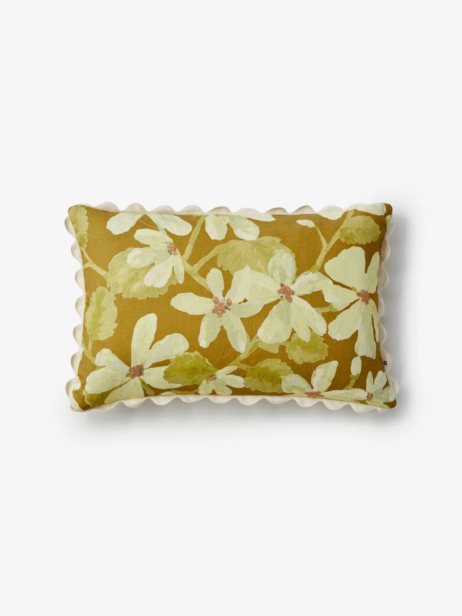Bonnie & Neil Violet Mustard Cushion 60 x 40