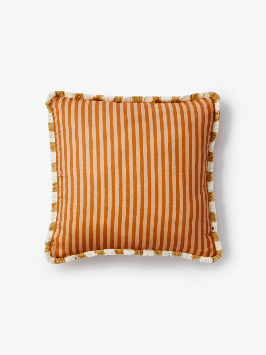 Bonnie & Neil Pinstripe Nutmeg Cushion 50CM