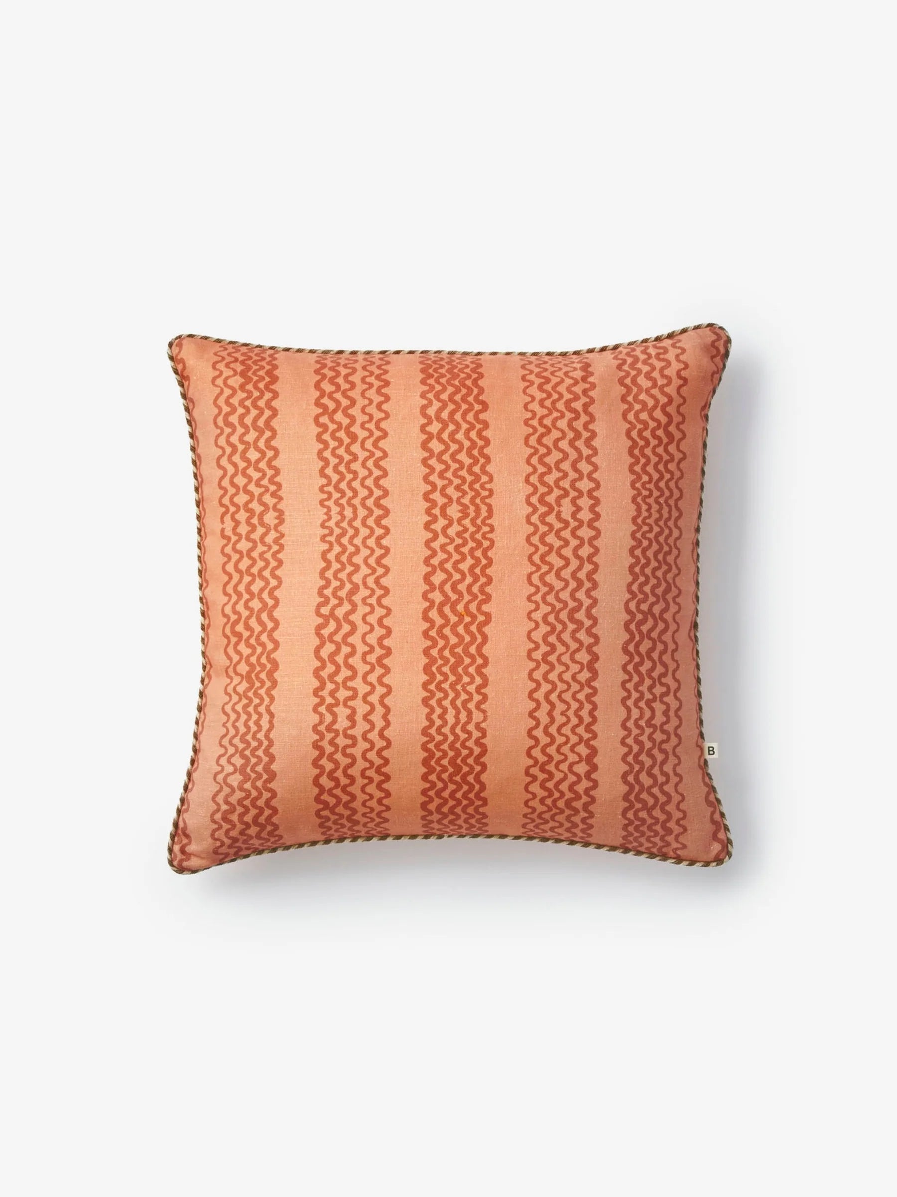 Bonnie & Neil Mini Wave Terracotta Cushion 50CM