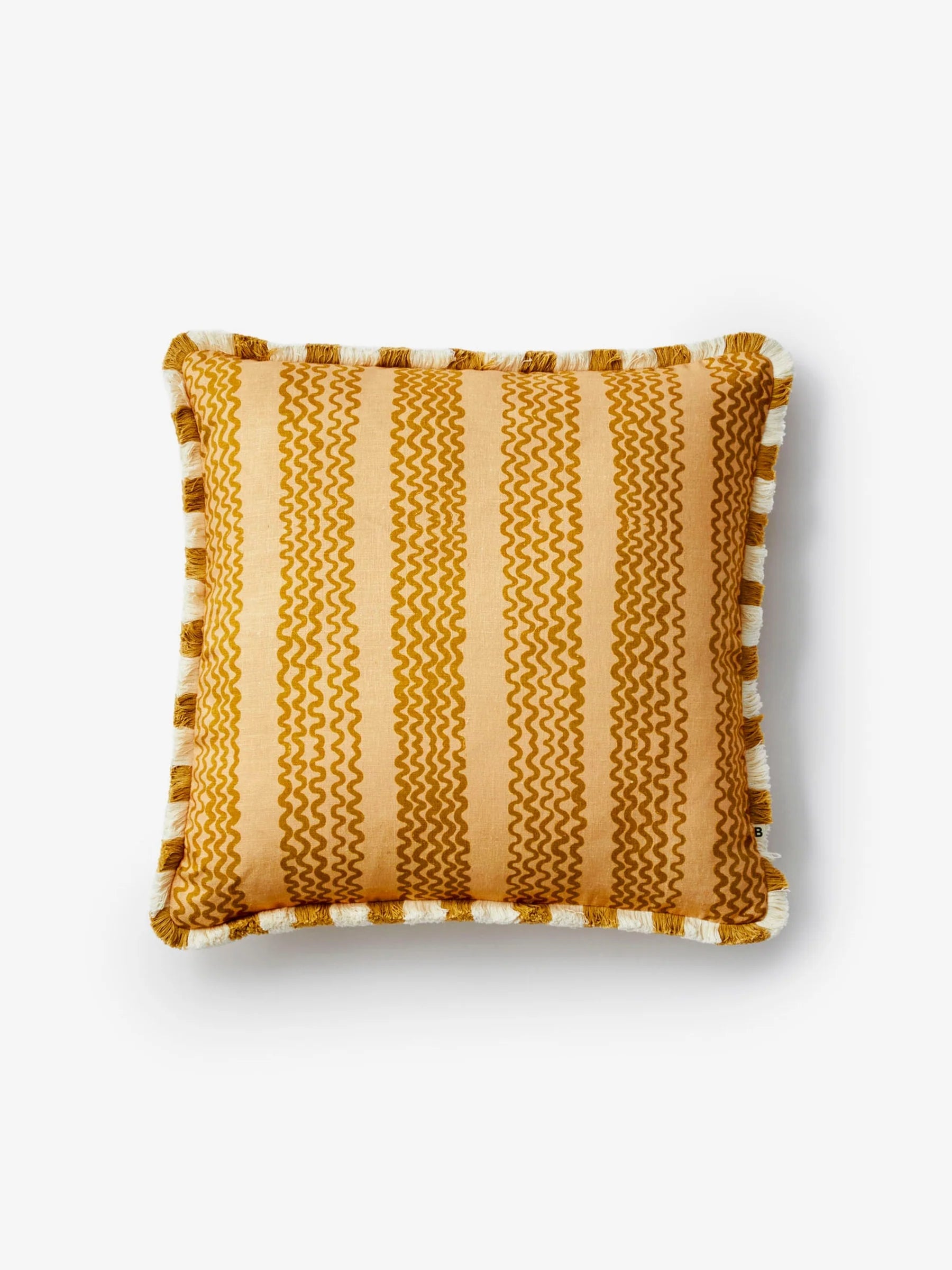 Bonnie & Neil Mini Wave Caramel Cushion 50CM