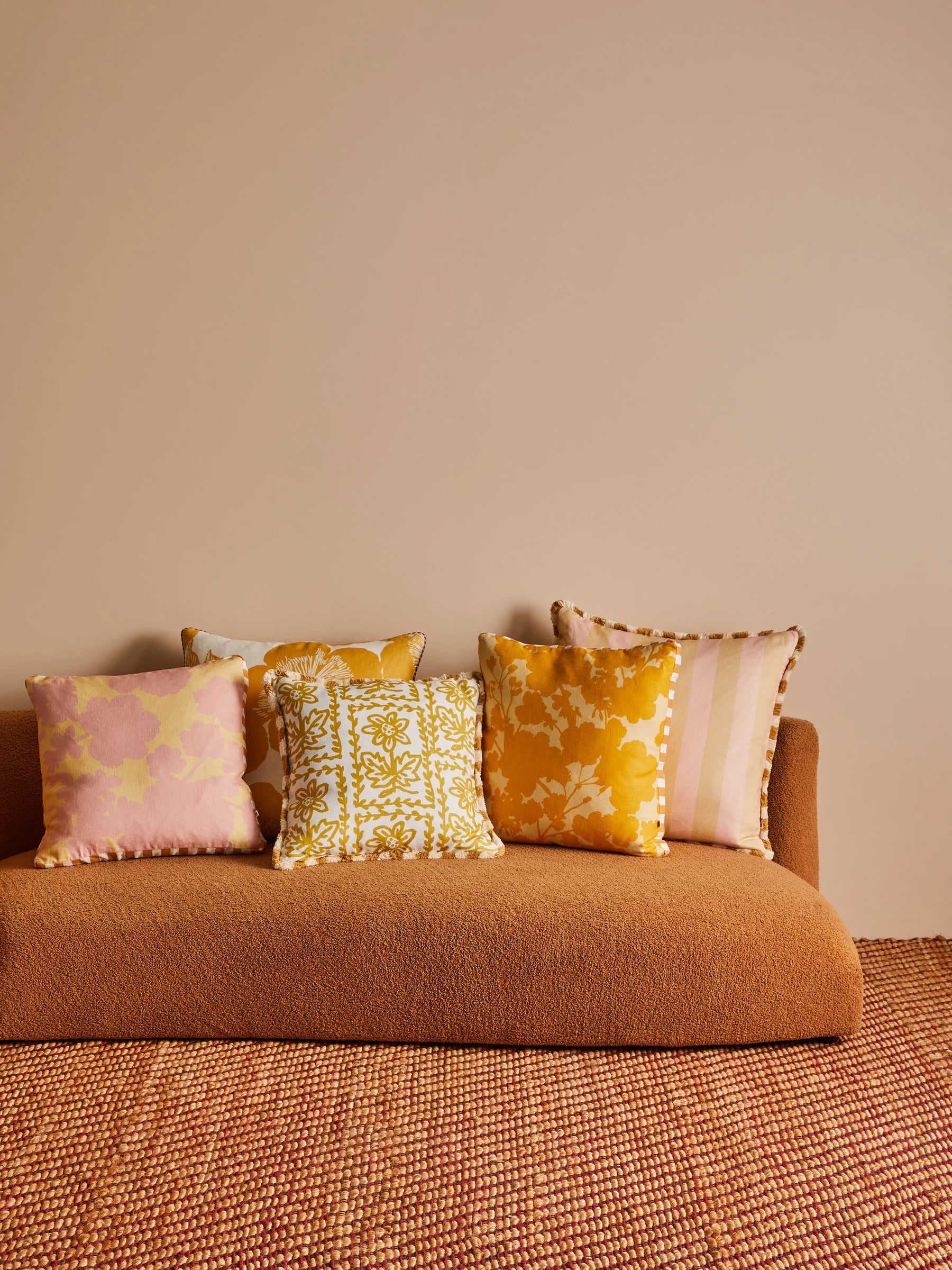 Bonnie & Neil Geranium Sunny Cushion 50CM