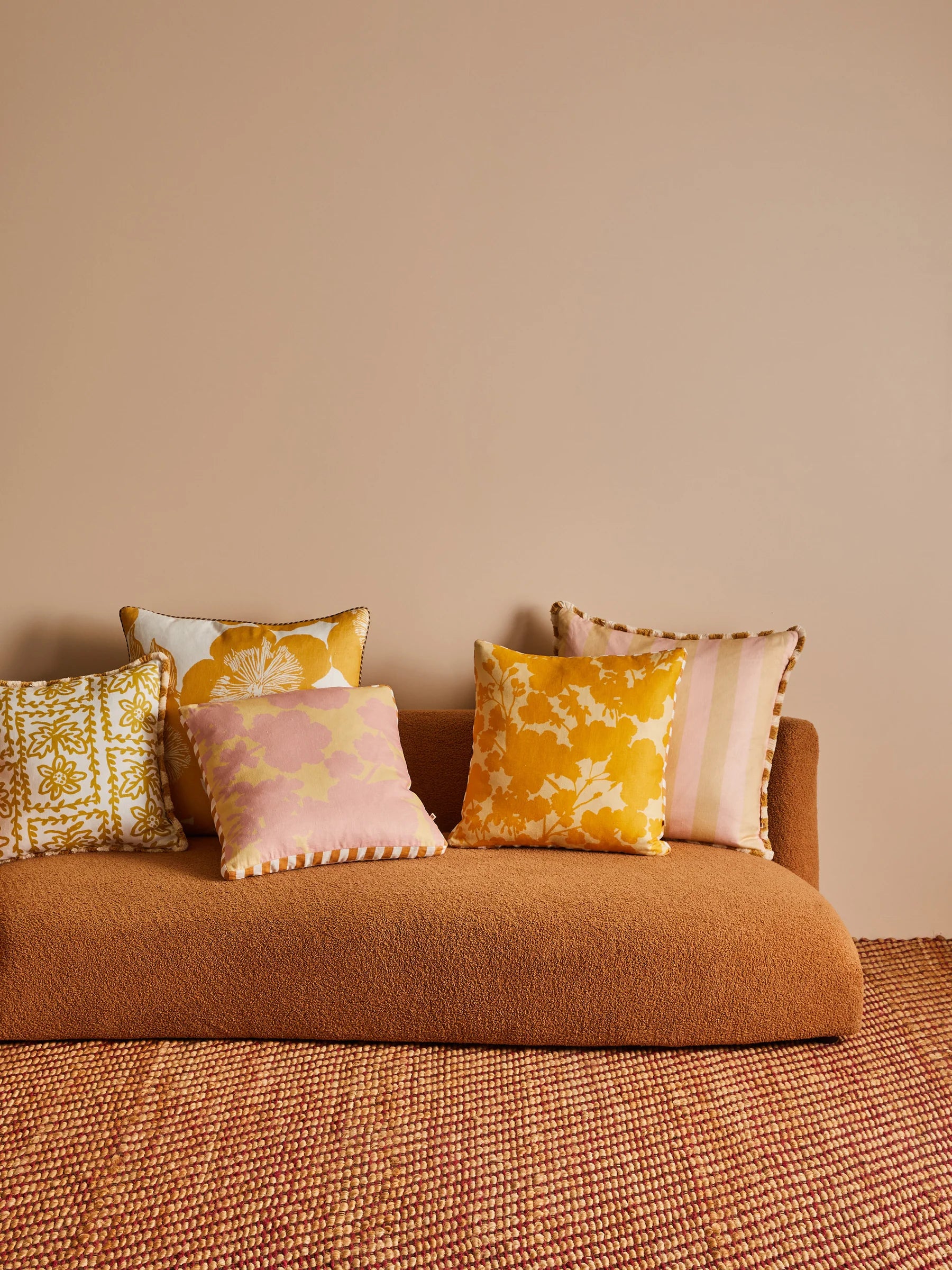 Bonnie & Neil Geranium Butter Cushion 50CM