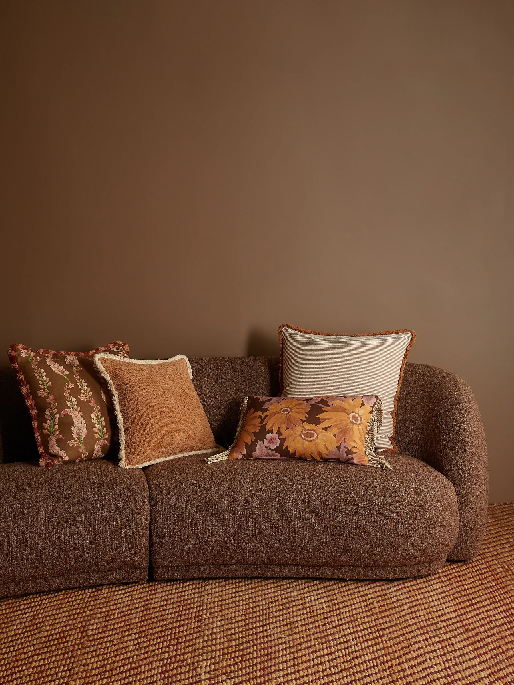 Bonnie & Neil Marigold Amber Cushion 60 x 40cm