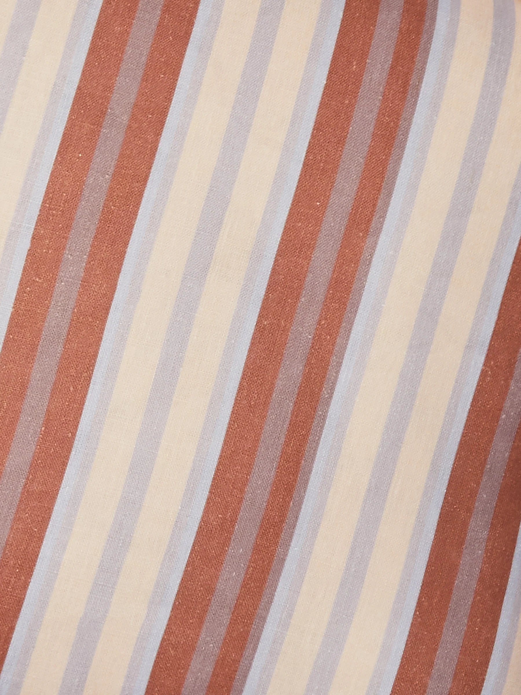 Bonnie & Neil Suiting Stripe Cushion Coralie 50cm