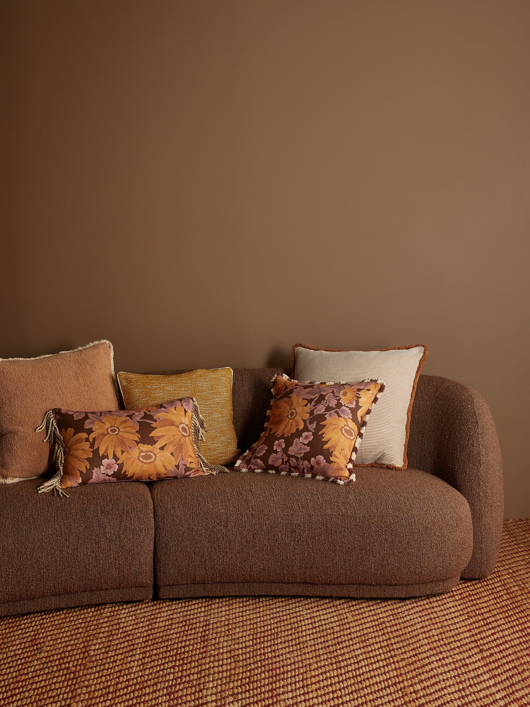 Bonnie & Neil Marigold Cushion Amber 50cm