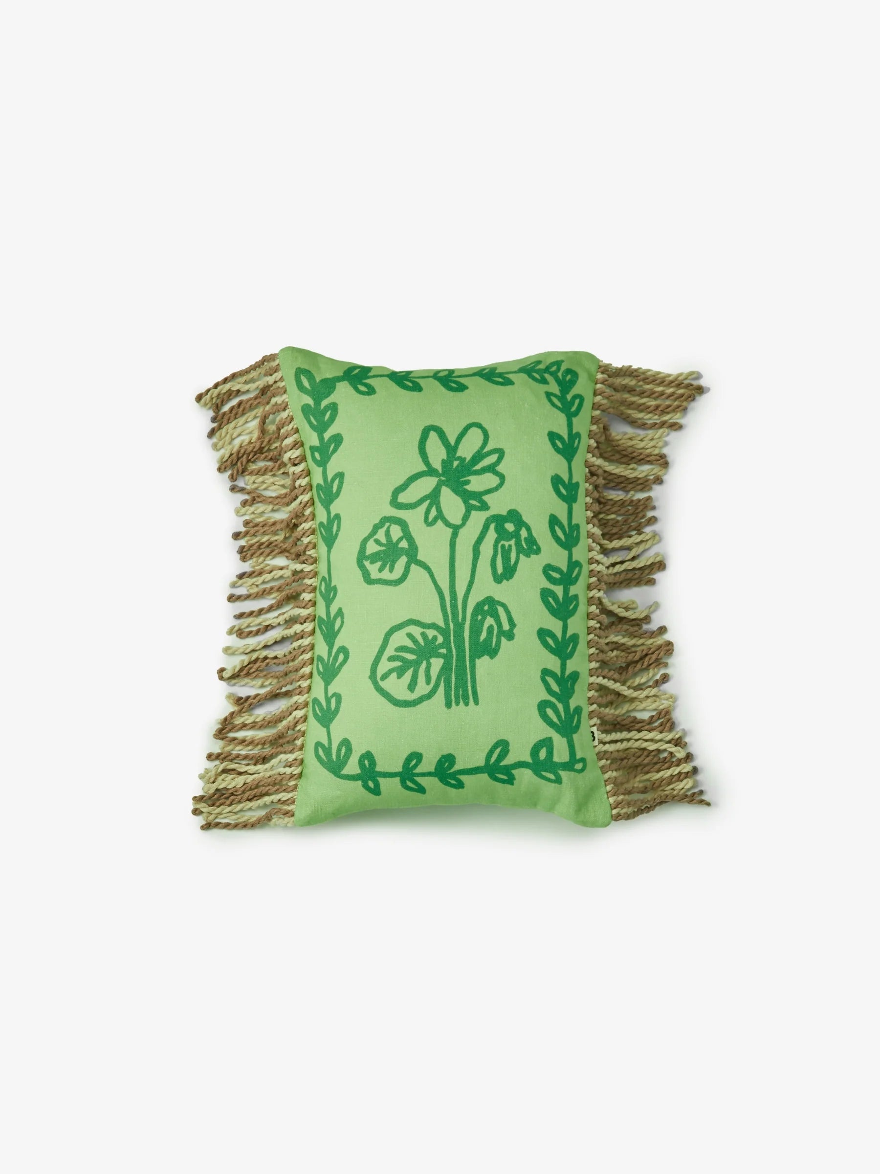 Bonnie & Neil Petra Green Cushion 40x30cm