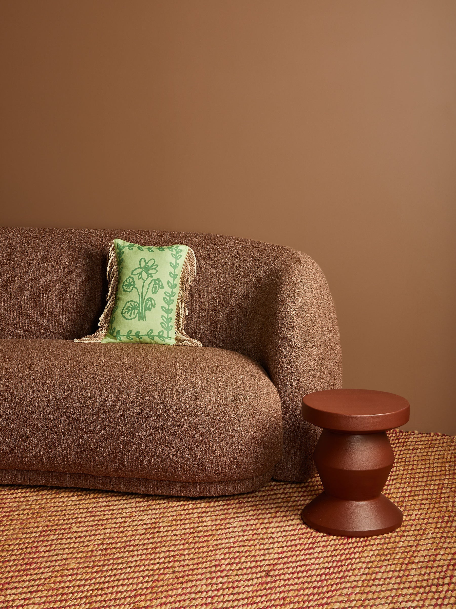 Bonnie & Neil Petra Green Cushion 40x30cm