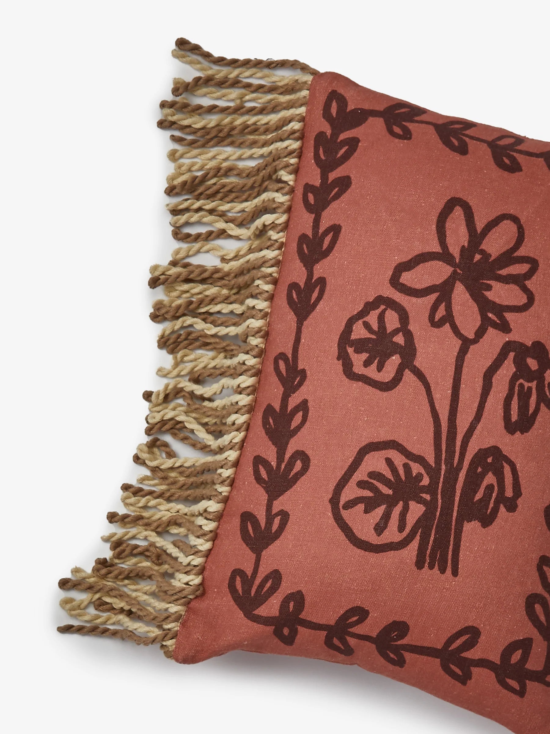 Bonnie & Neil Petra Coral Cushion 40x30cm