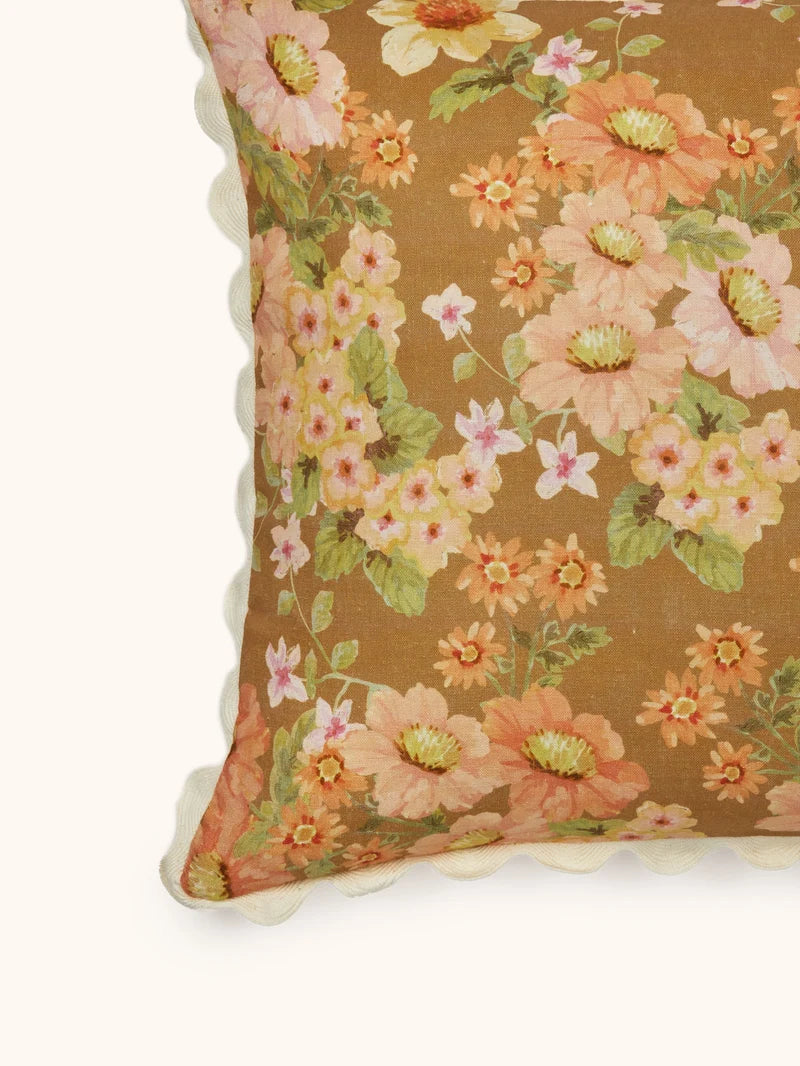 Bonnie & Neil Buttercup Cushion Wheat 50cm