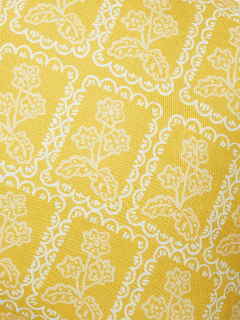 Bonnie & Neil Martine Stripe Cushion Yellow 50cm