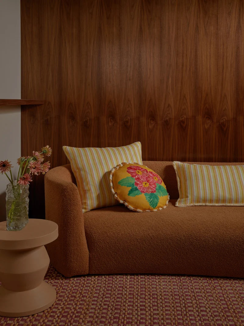 Bonnie & Neil Delilah Cushion YELLOW 45CM