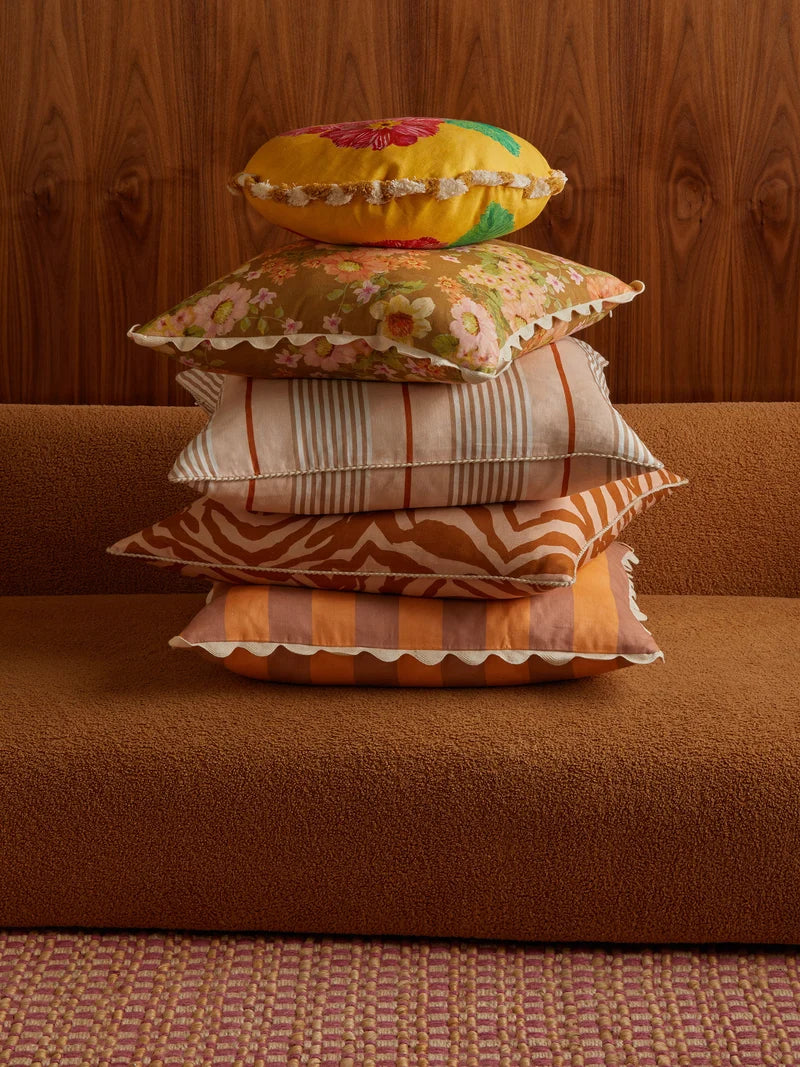 Bonnie & Neil Delilah Cushion YELLOW 45CM