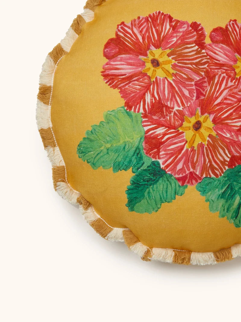 Bonnie & Neil Delilah Cushion YELLOW 45CM