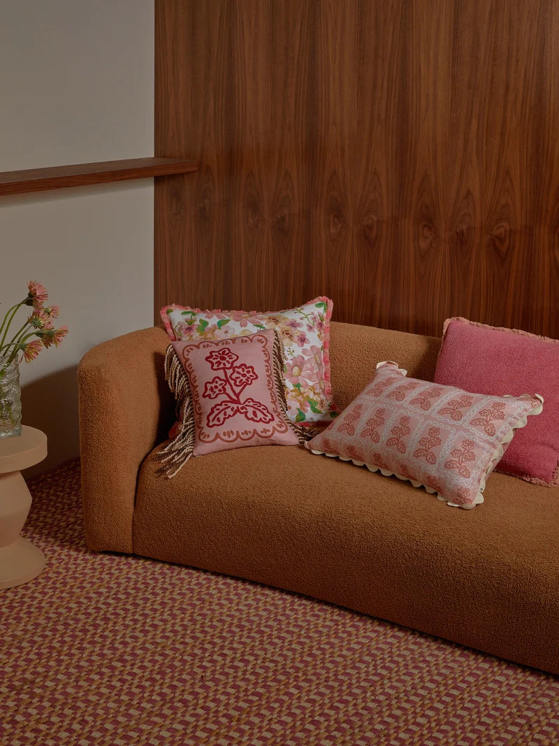 Bonnie & Neil Martine Cushion PINK 60 x 40cm