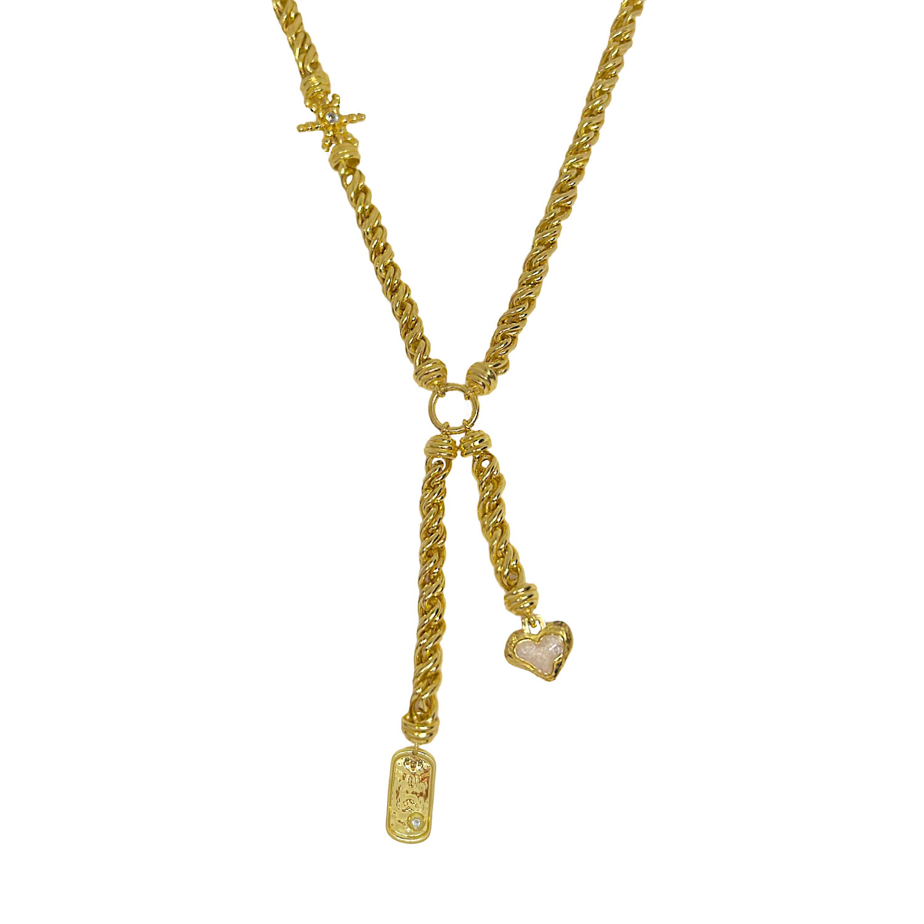 MOUNTAIN & MOON Cassia Necklace GOLD PEARL