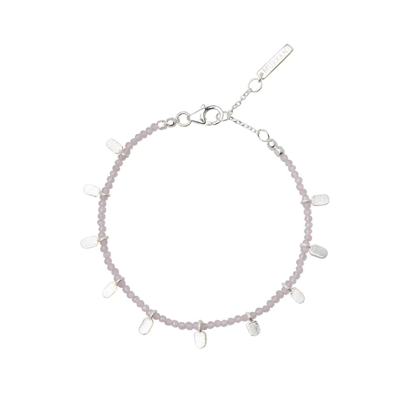 MURKANI Rose Quartz Bracelet SILVER