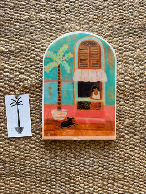 SUE FANTINI Large Arch Tile CAFE CUBANO