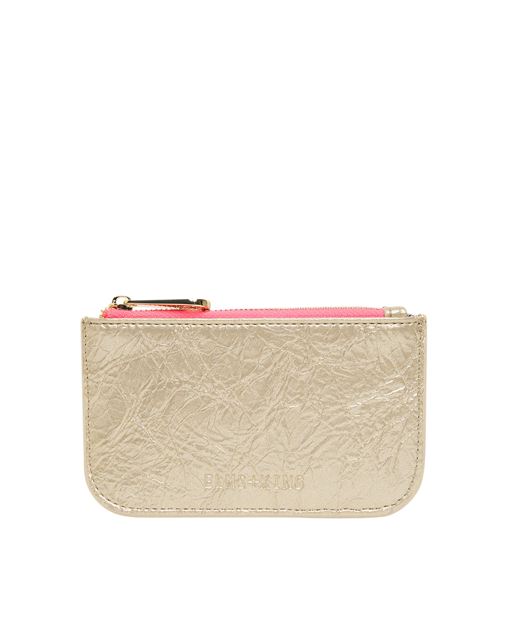 Elms & King Centro Wallet GOLD CRINKLE