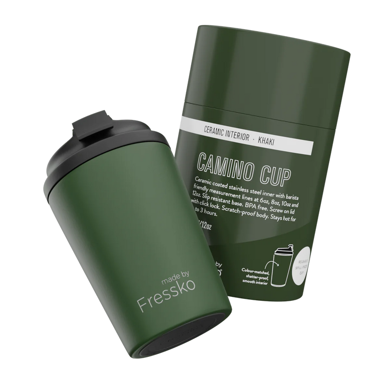 FRESSKO Ceramic Lined Camino Cup KHAKI