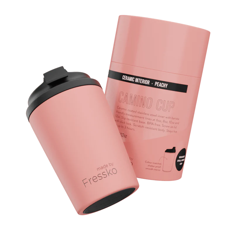 FRESSKO Ceramic Lined Camino Cup PEACHY