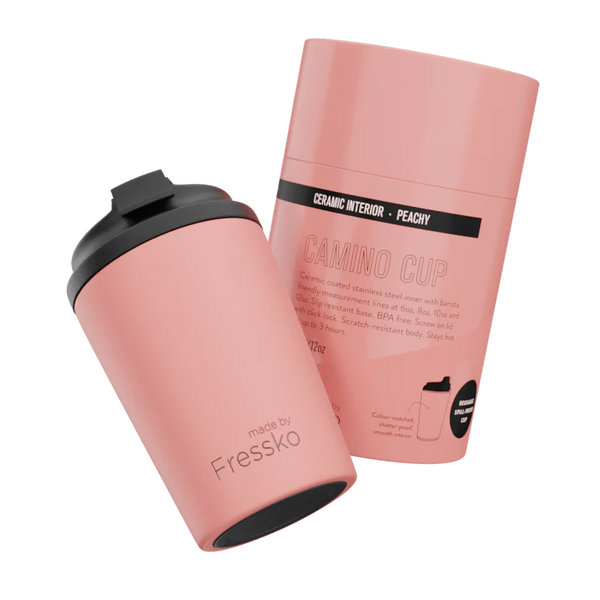 FRESSKO Ceramic Lined Camino Cup PEACHY