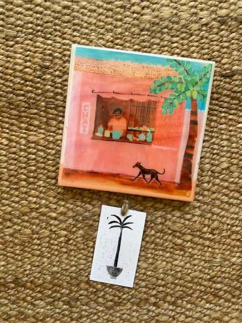 SUE FANTINI Square Tile CHAI WALLA