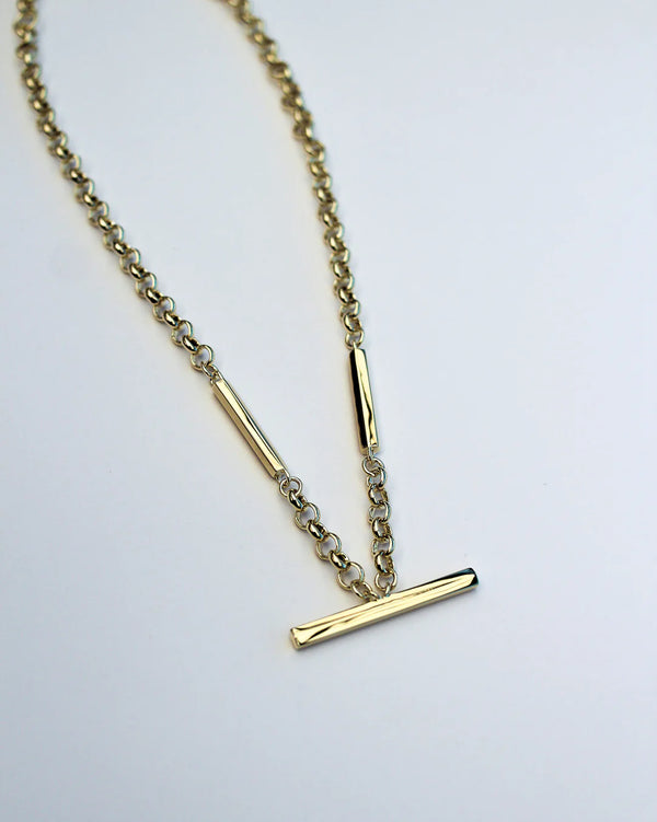 F+H Classic Rolo Necklace GOLD